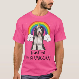 T-shirt Arc-en-ciel Collie Faites-moi confiance Je suis un