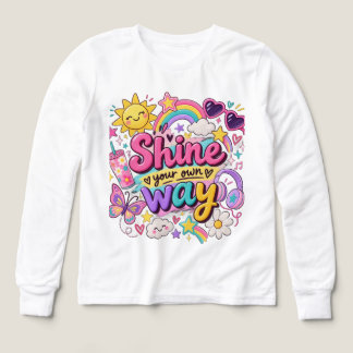 T-Shirt Arc-en-Ciel Coloré Brille Loin