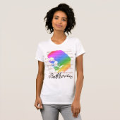 T-SHIRT ARC-EN-CIEL DE BEETHOVEN (Devant entier)