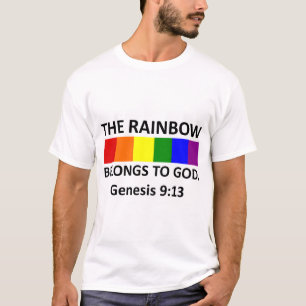 T-shirt Arc en ciel de Dieu