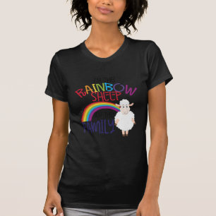T-shirt Arc-en-ciel de famille Cadeau de mouton coloré