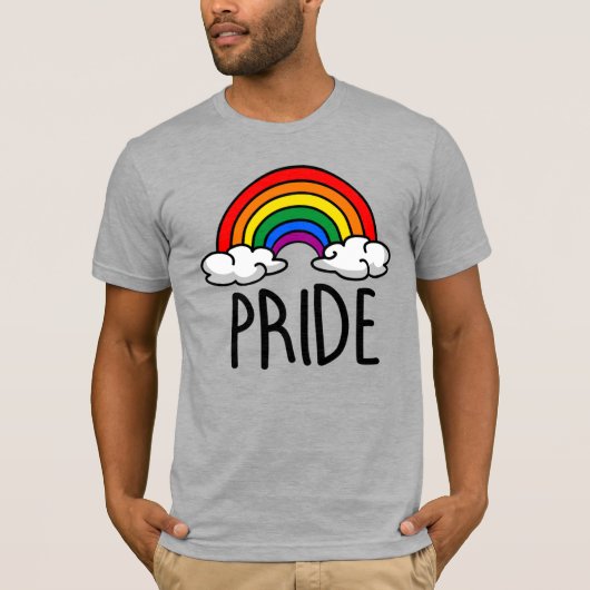 T-SHIRT ARC-EN-CIEL DE FIERTE (Devant)