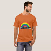 T-SHIRT ARC-EN-CIEL DE FIERTÉ DE SAN FRANCISCO LGBT - .PNG (Devant entier)