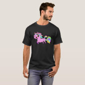 T-shirt Arc-en-ciel de Licorne (Devant entier)