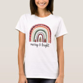T-shirt Arc-en-ciel de Noël (Devant)