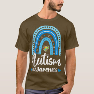 T-shirt Arc-en-ciel de sensibilisation à l'autisme Cadeau 