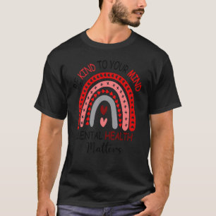 T-shirt Arc-en-ciel de sensibilisation Soyez gentil avec v