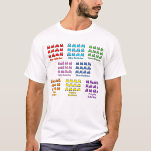 T-shirt arc-en-ciel d'isetta