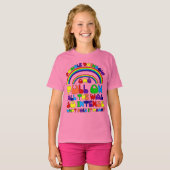 T-shirt arc-en-ciel double (Devant entier)
