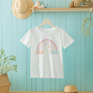 T-shirt Arc-en-ciel et nuages