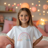 T-shirt Arc-en-ciel et nuages