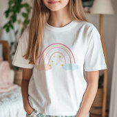 T-shirt Arc-en-ciel et nuages