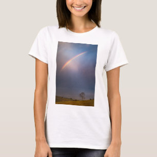 T-shirt Arc-en-ciel et paysage d'arbre