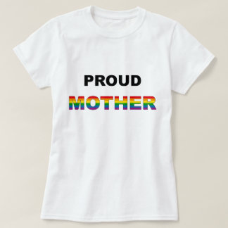 T-shirt Arc-en-ciel fier LGBT de mère