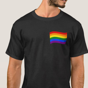 T-shirt Arc-en-ciel Flying LGBT LGBTQ Gay pride élégant
