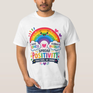 T-Shirt Arc-en-Ciel Joie de Vivre & Diversité