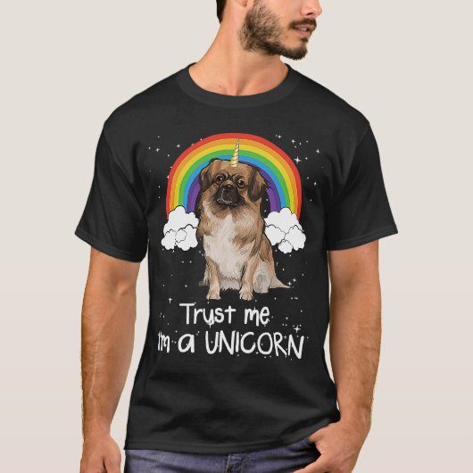 T-shirt Arc-en-ciel licorne espagnol tibétain (Devant)