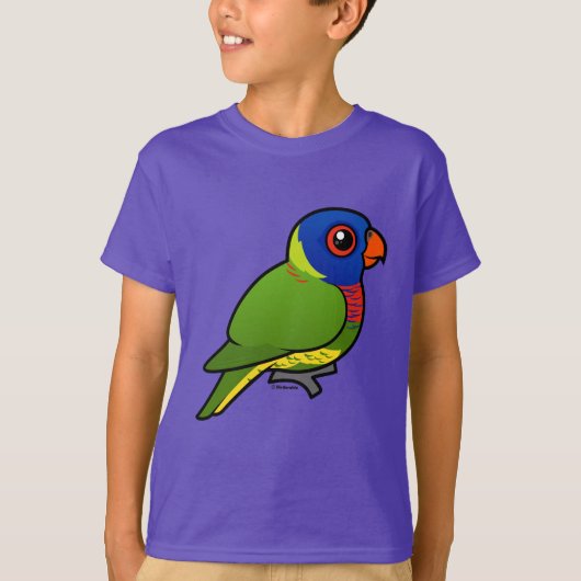 T-shirt Arc-en-ciel Lorikeet de Birdorable (Devant)