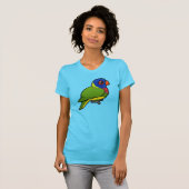 T-shirt Arc-en-ciel Lorikeet de Birdorable (Devant entier)