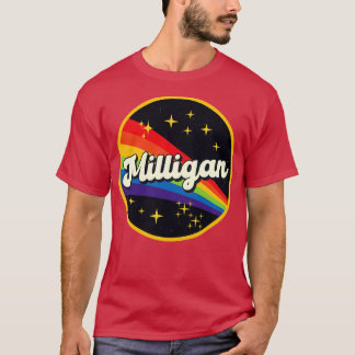 T-shirt Arc-en-ciel Milligan Dans L'Espace Style Vintage