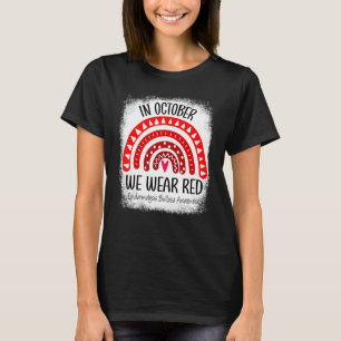 T-shirt Arc-en-ciel Octobre Nous Portons Rouge Epidermolys