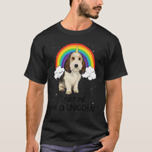 T-shirt Arc-en-ciel Petit Basset Griffon Vendéen Fais-moi 