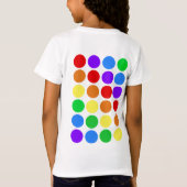 T-Shirt Arc-en-ciel pointillé (Dos)