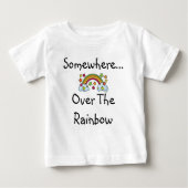 T-shirt arc-en-ciel pour bébé (Devant)