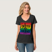 T-shirt Arc-en-ciel pour le meilleur ou le pire, Gay pride (Devant entier)