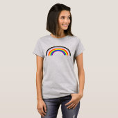 T-Shirt Arc-en-ciel Progress Pride (Devant entier)