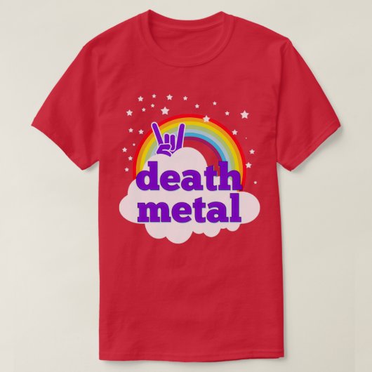 T-shirt Arc-en-ciel rose (Design devant)