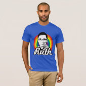T-shirt Arc-en-ciel Ruth 2016 - Ruth Bader Ginsburg - LGBT (Devant entier)