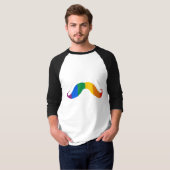 T-shirt Arc-en-ciel Stache (Devant entier)