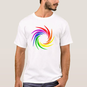 T-shirt Arc-en-ciel Swirl1