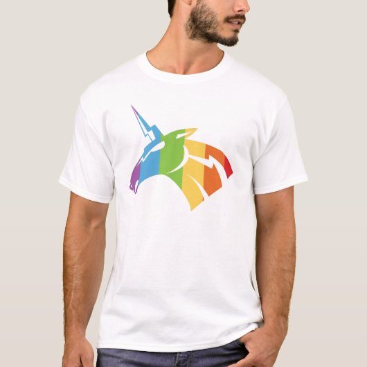 T-shirt Arc-en-ciel Thundercorn (Devant)