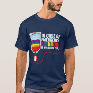 T-shirt Arc-En-Ciel Type Homosexuel Ou Gay Boy
