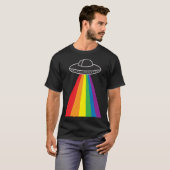 T-shirt Arc-en-ciel Ufo (Devant entier)