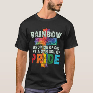 T-shirt Arc En Ciel Une Promesse De Dieu Pas Un Symbole De