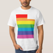 T-shirt arc-en-ciel utah (Devant)