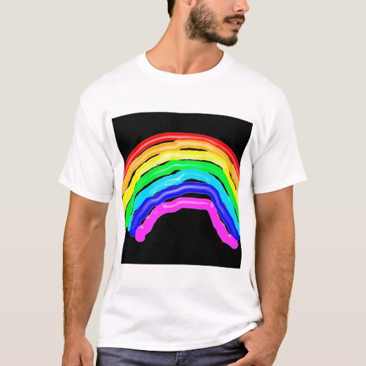 T-shirt Arc-en tiré (Devant)