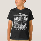 T-shirt Arc long Apache AH-64D (Devant)