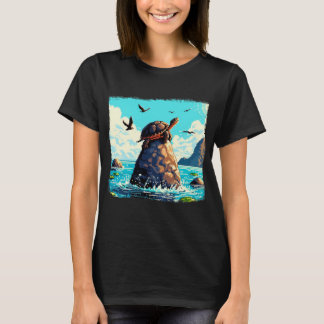 T-shirt Arcade turtle
