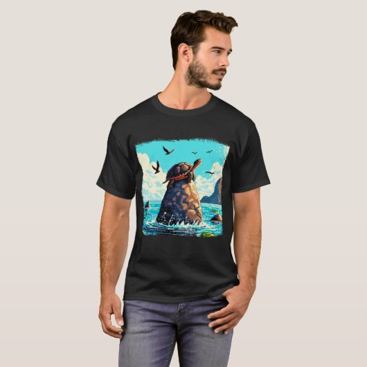 T-shirt Arcade turtle (Devant entier)