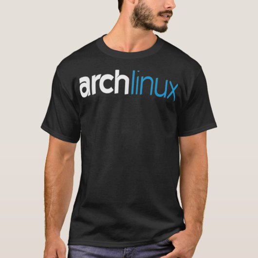 T-shirt Arch Linu amant avec slogan Open Source Os tee (Devant)