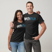 T-shirt Arch Linu amant avec slogan Open Source Os tee (Unisexe)