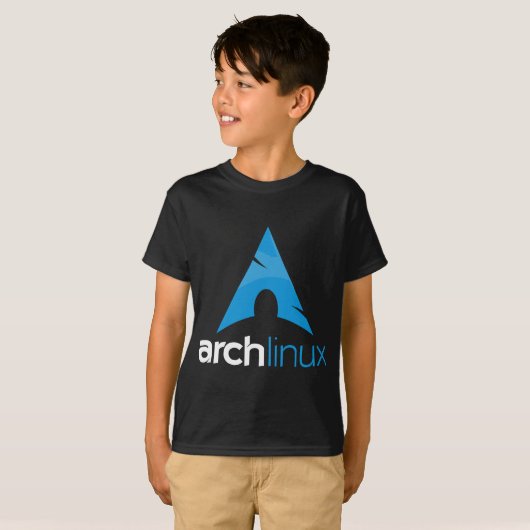 T-shirt Arch Linux avec slogan et logo Open Source Os t (Devant entier)