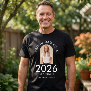 T-shirt Arch Photo Fier papa de la promotion 2026