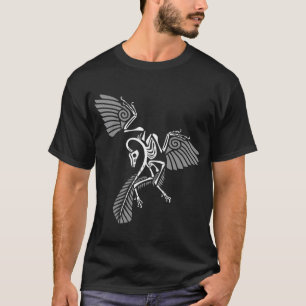 T-shirt Archaeopteryx Skeleton Glyph -