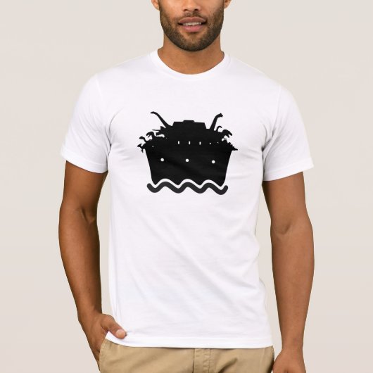 T-shirt arche de dinosaure (Devant)