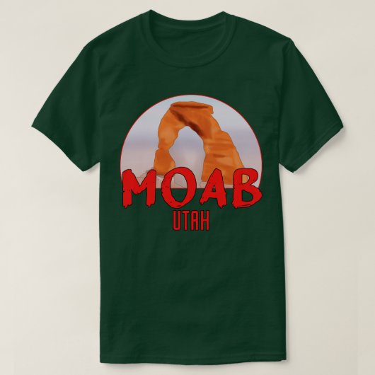 T-shirt Arche Delicate Moab Utah (Design devant)